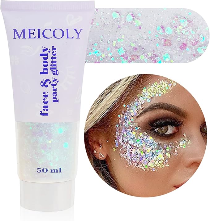 OnePearl face glitter for festivals image for beauty-focused consumers