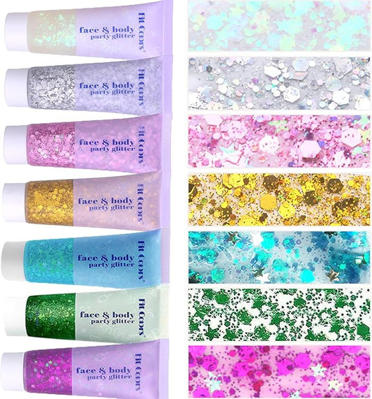 OnePearl festival glitter makeup image for beauty-focused consumers