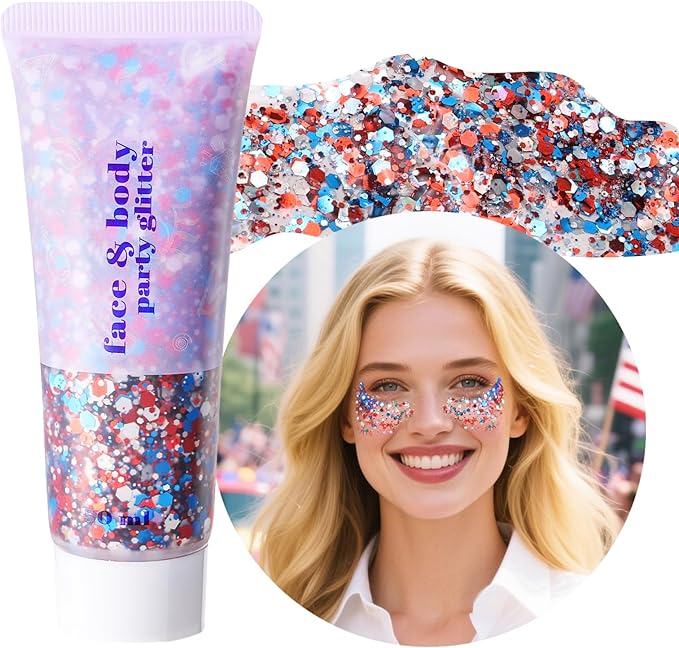 OnePearl body glitter for Independence Day image for beauty-focused consumers