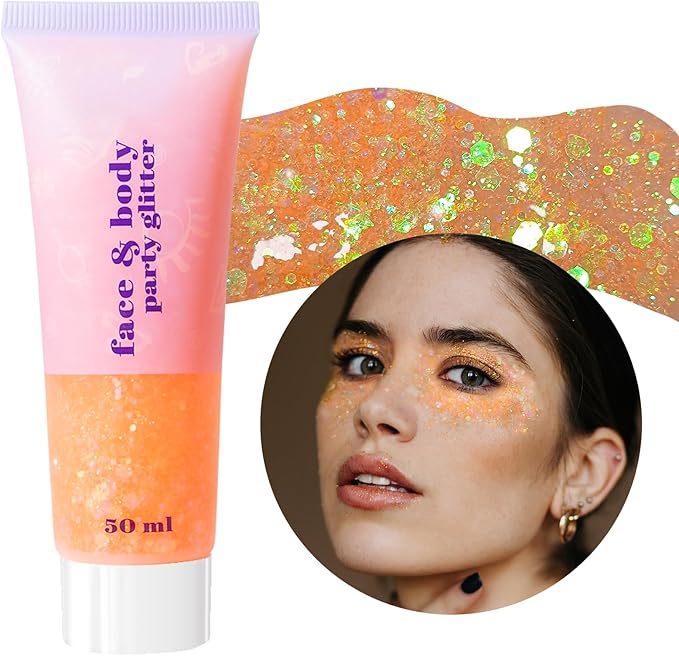 OnePearl festival glitter makeup image for beauty-focused consumers