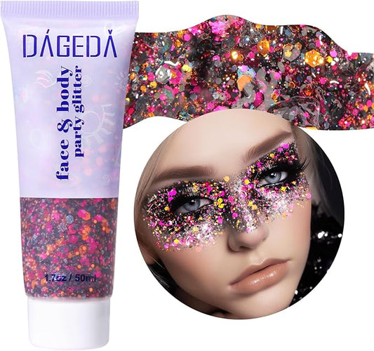 OnePearl holographic glitter makeup image for beauty-focused consumers