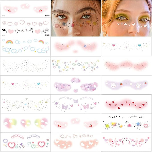OnePearl temporary face tattoos image for beauty-focused consumers