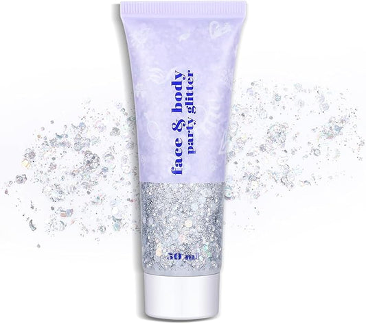 OnePearl silver body glitter image for beauty-focused consumers