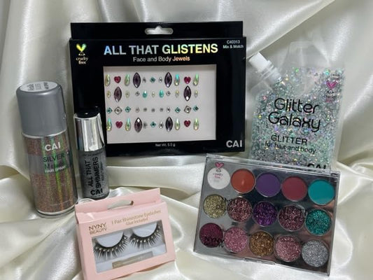 OnePearl face glitter for festivals image for beauty-focused consumers