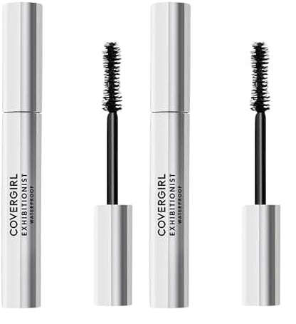 COVERGIRL Exhibitionist Waterproof Mascara, Very Black (Pack of 2)