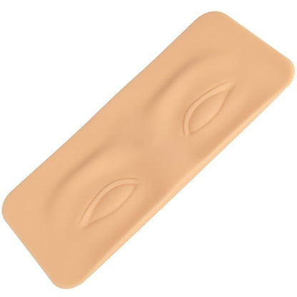 Silicone Eyebrow Tattoo Practice Skin 2Pcs Microblading Fake Makeup Skin Sheets Eyebrow Model Eyeliner Tattoos Latex Skin for Beginners