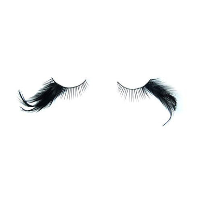 halloween Feather Eyelashes witch makeup Cat eyes Black tail Lashes extension wedding Show Halloween Cosplay Wedding false lashes drama theatre model Hand-made Luxury Fashion Fake Lashes