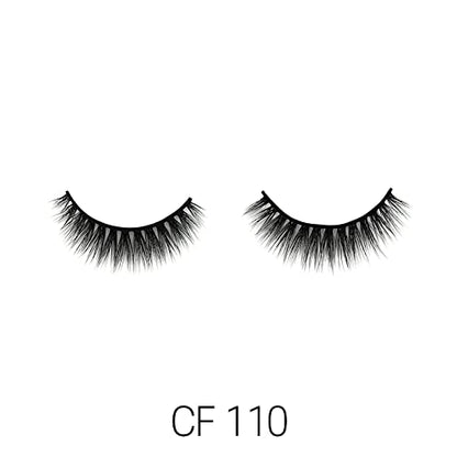 LAFLARE 3D CASHMERE Eyelashes, Natural Look, FRESH, GLAM, WISPY, HOT, Fluffy, Soft, Reusable, Luxurious Handmade Strips False Lashes - 3 PACKS SPECIAL BUNDLE CF (CF110, 3)