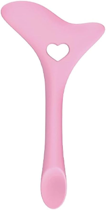 Skone Cosmetics Eyeliner Stencil - Mascara Shield Applicator Guard, Lipstick and Face Cream Application Aid - Easy to Use Multifunctional Eyeliner Aid Stencil Tool Guide for Beginners & Experts - Pink