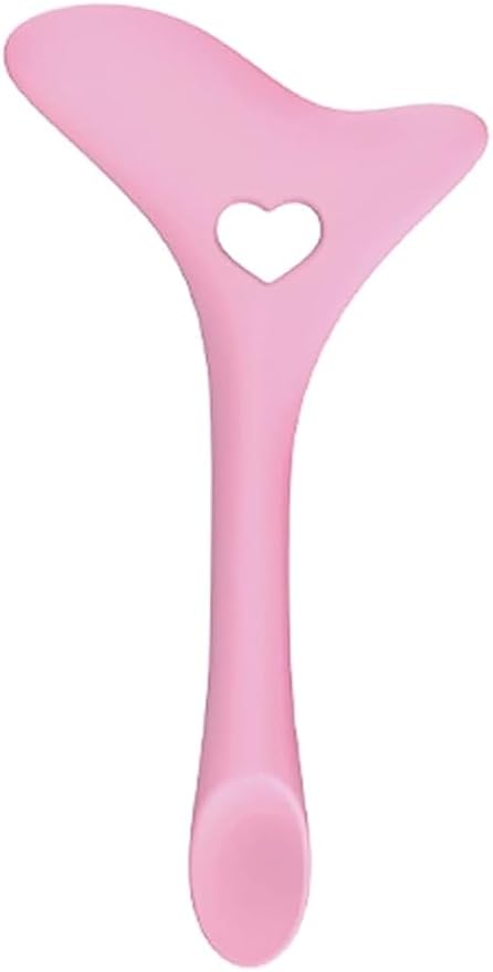 Skone Cosmetics Eyeliner Stencil - Mascara Shield Applicator Guard, Lipstick and Face Cream Application Aid - Easy to Use Multifunctional Eyeliner Aid Stencil Tool Guide for Beginners & Experts - Pink
