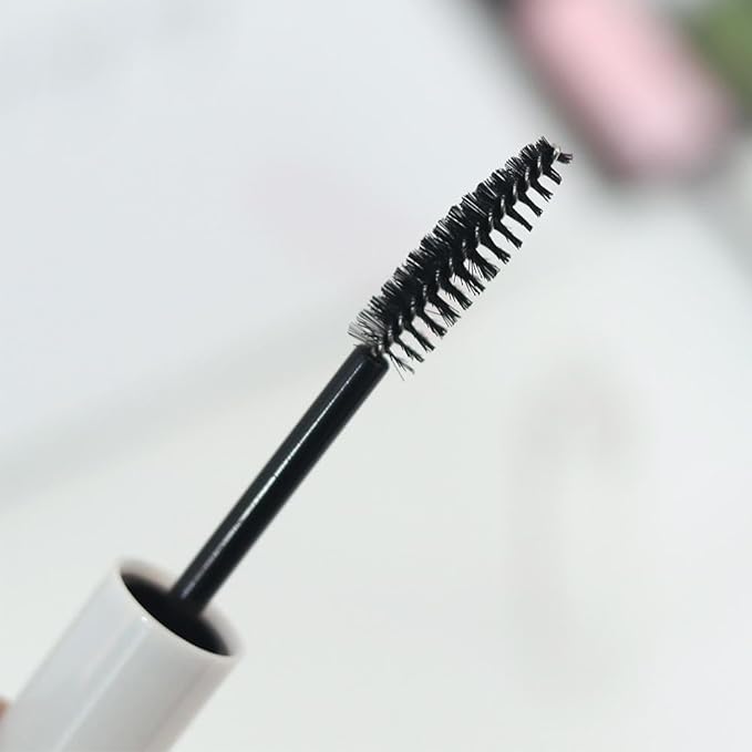 6pcs 10ml Empty Eyelash Cream Container,Mascara Tube with Rubber Inserts,DIY Mascara Tube Sample Vials with Cap,Plastic Travel Refillable Bottles