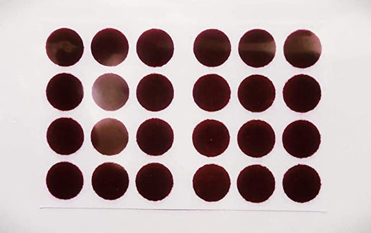 Dark Maroon pack of 10 flaps+Fancy designer bindi 1 card