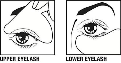 Original CreaLash Eye Shadow & Mascara Applicator - Upper & Lower Eyelash Tool for Applying Makeup - Helps Shield Face, Skin From Smears - 1 Reusable Purple Stencil, 6 Disposable Gray