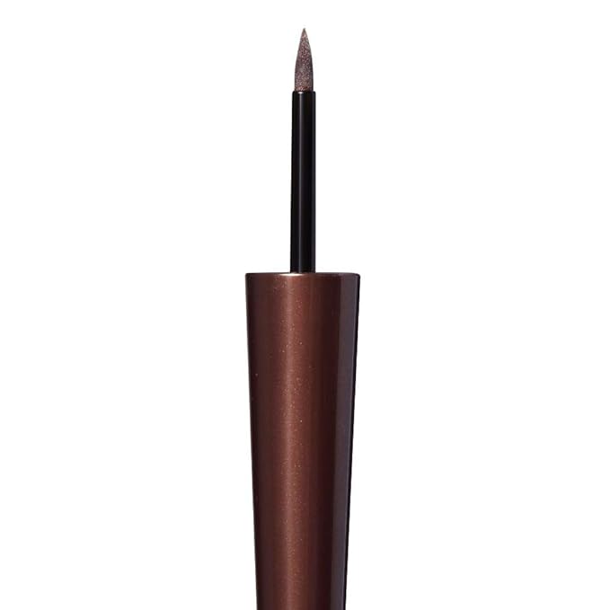 Almay Liquid Eyeliner, Waterproof, Fade-Proof Eye Makeup, Easy-to-Apply Liner Brush, 224 Brown Topaz, 0.08 Oz