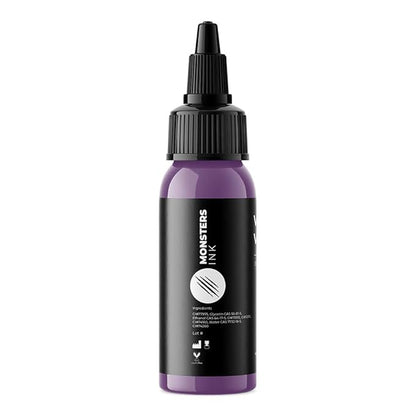 Purple Tattoo Ink by Monsters Ink Tattoo, Vengeful Violet Purple Tattoo Ink 1oz