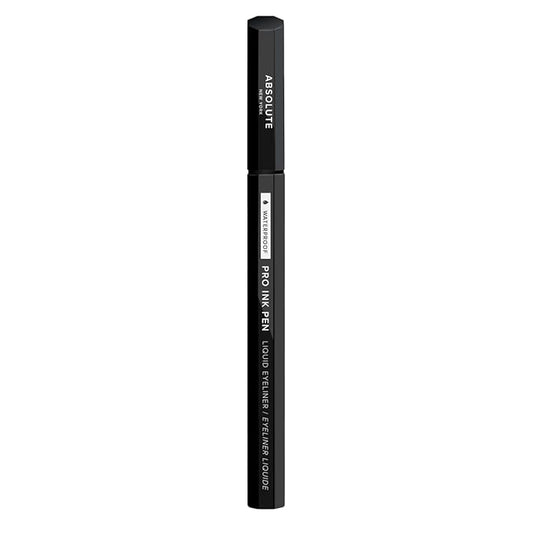 Absolute New York Pro Ink Eyeliner; Rich and Fluid, Effortlessly Glides a Flake, Smudge and Transfer-Resistant Vegan Formula (MEIP02 Black)