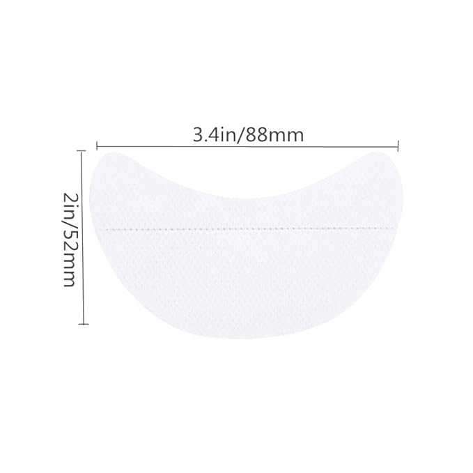 VOWAVO Eyeshadow Shields, 100PCS Eyeliner Stencils Makeup Tape Lash Tape for Eyelash Extensions, Perming, Tinting, Lip Makeup - Lint Free Eyeshadow Tape
