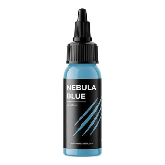 Tattoo Nebula Blue Tattoo Ink, Light Pastel Blue Tattoo Ink (Nebula Blue, 1oz)