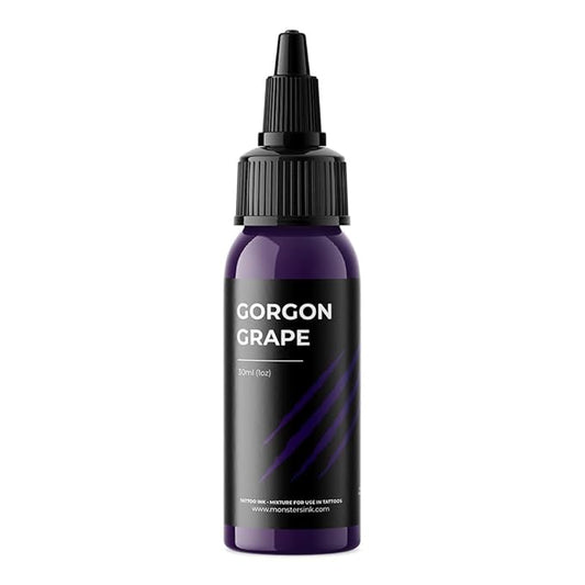 Purple Tattoo Ink by Monsters Ink Tattoo, Gorgon Grape Purple Tattoo Ink 30ml