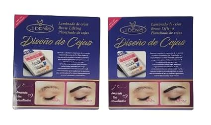Diseño de cejas : Laminado de Cejas - J Denis (Paquete de 2)