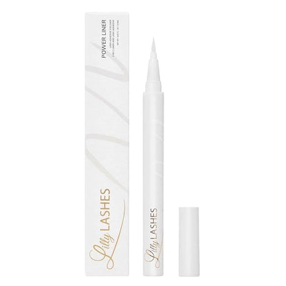 Lilly Lashes Power Liner Eyelash Glue for False Lashes | Clear Lash Glue | Quick Dry, Waterproof, Lash Adhesive | Vegan & Cruelty Free