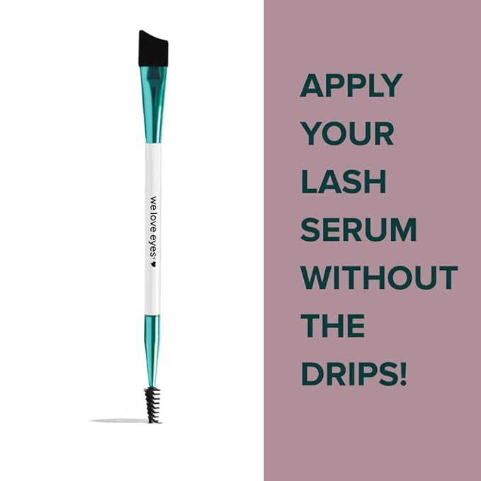 We Love Eyes - Lashfull Thinking® Dab n Spoolie™ brush - for use with lash serum, precise application to the lash follicles, no mess, avoid serum side effects