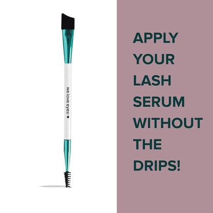 We Love Eyes - Lashfull Thinking® Dab n Spoolie™ brush - for use with lash serum, precise application to the lash follicles, no mess, avoid serum side effects