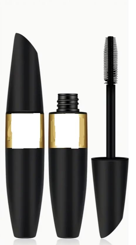 Volumizing and Lengthening Mascara, Sweat-Resistant, Clump-Free, 6D Eyelash Extension Effect, Long-Lasting Curling Makeup, Slim Brush