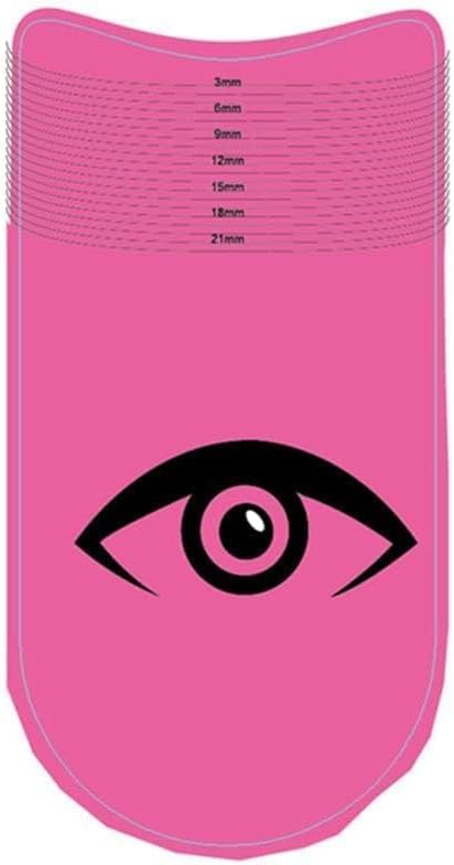 4Pcs Pink Eyelash Ruler, Eyelash Stencils Ruler for Measure Eyelashes LengthEyebrow Lash Measuring Tool Beauty Tools Professional Eyelash Stencils Ruler Symmetry Curling Makeup Eyes