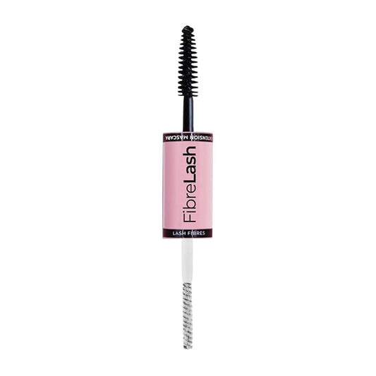 MCoBeauty Double Ended 3 Step Fibrelash, Increases Lash Length by 3-5mm, Clump-Free Mascara, Brush-on Lash Fibres, Vegan, Cruelty Free Cosmetics