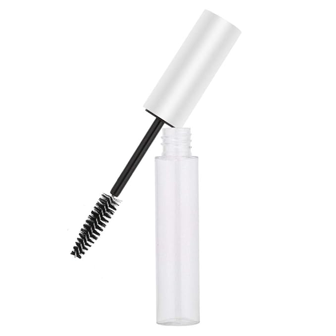 5 Colors 10ml Empty Mascara Tube with Eyelash Wand, Portable Reusable Refillable DIY Container Mascara Brush for Home and Travel (5#)