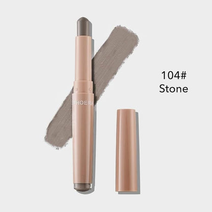 Go Ho Matte Eyeshadow Stick - Waterproof Cream Eyeshadow Pen, Smooth Easy To Color, 104# Stone