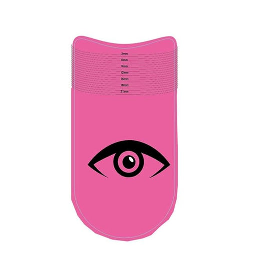 2pc Eye Ruler,Eyelash Ruler,Eyelash Stencils Ruler for Measure Eyelashes Length Curling Degree Ruler Eyebrow Lash Measuring Tool Beauty Tools,3PCS