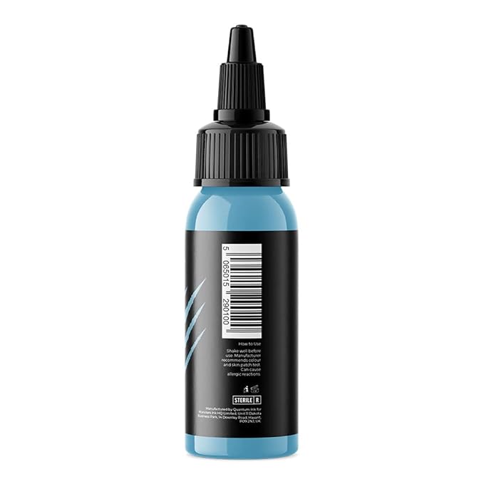 Tattoo Nebula Blue Tattoo Ink, Light Pastel Blue Tattoo Ink (Nebula Blue, 1oz)