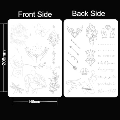 2 Pcs Tiny Tattoo Practice Skins, Small Deluxe Mini Silicone Finger Semi Permanent Tattoo Latex Pad for Training (Tiny #1 - White Pad -2PCS)