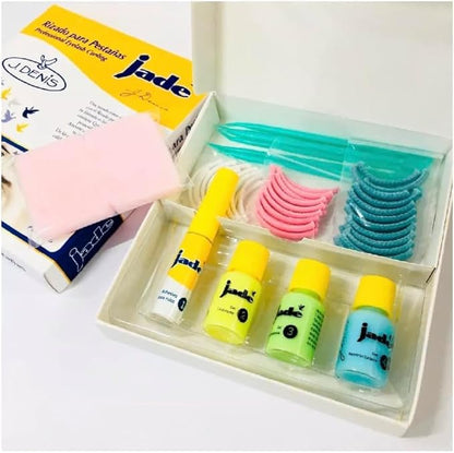 Eyebrow and Lash Lamination Kit J DENIS | At Home DIY and Salon Use | Professional Brow Lamination Kit and Lash Lift | Instant Lift For Fuller Eye Brows and Longer Eyelashes