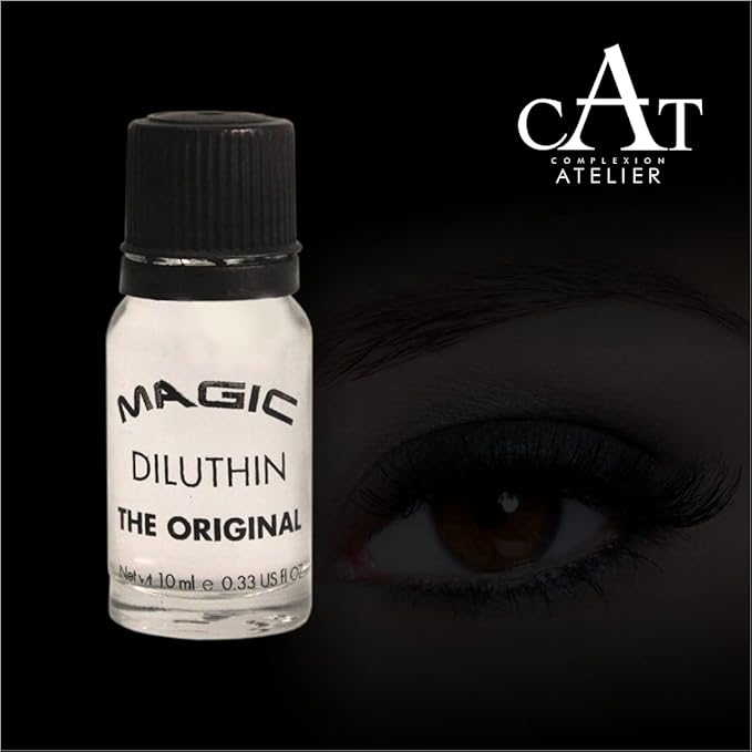 The Original Magic CAT Diluthin For Dried Make Up Gel Products Eyeliner Cream Eye Shadow Recover