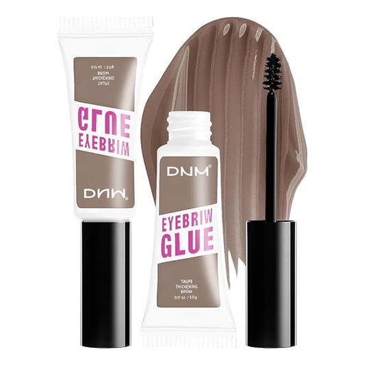Tinted Thickening Mascara Brow, Shaping Makeup Gel,Waterproof, Transfer-proof, Brush to Fill in Eyebrows and Cover Gray Hairs - Cruelty Free (B-2Pcs 02 Gray Brown, B)