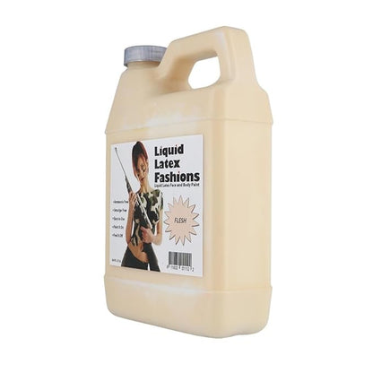 Flesh 32 Fl Oz - Liquid Latex Face and Body Paint, Ammonia Free No Odor, Arts and Crafts Paint for Halloween Zombie Cosplay!