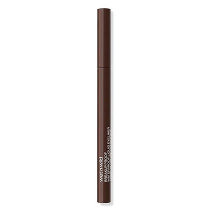 wet n wild Mega Last Breakup Proof Liquid Eyeliner - Ultra-Fine Brush, Waterproof, 16-Hour Long-Lasting Wear - Cruelty-Free & Vegan - Brown