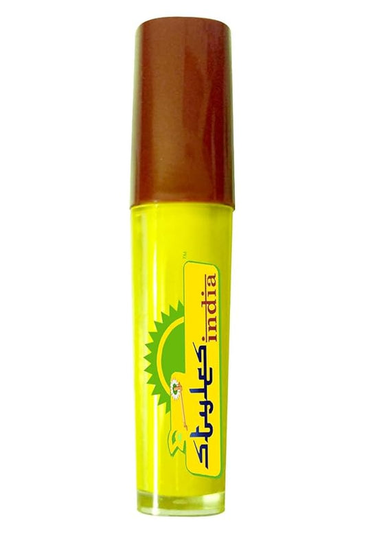 Liquid Kumkum Sindoor 9g Skin-friendly Liquid Bindi Tattoos Waterproof Bodyart Body Paint Temporary Tattoos DIY Tattooing (Yellow)