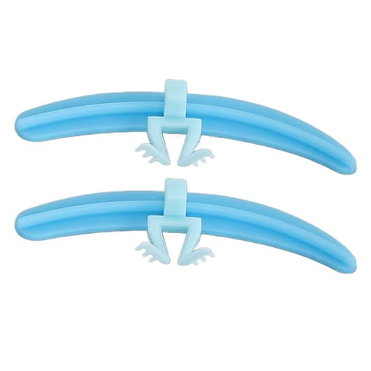 Eyelash Separator, Silicone Lash Extension Tool for Beginners Professional, Washable Reusable, Efficient Isolation Helper with 3 Colors (Blue)