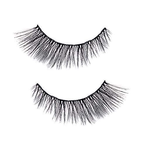 MoxieLash Magnetic Eyelashes with Eyeliner Kit - Essentials Kit Vol 3 - Natural Looking False Eyelashes - Wifey & Sexy Lash + Eyeliner & Remover Swabs - USA Owned - No Glue