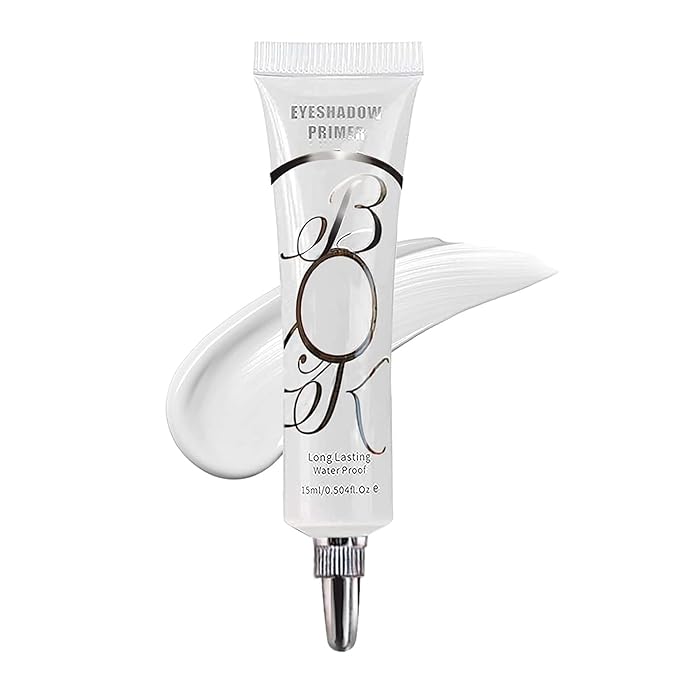 MAEPEOR Matte Eyeshadow Primer 6 Colors Prevent Oily Lids and Creasing Eye Primer Base Long-lasting Waterproof & Smudgeproof Eye Base Makeup for All Shadows (0 White)