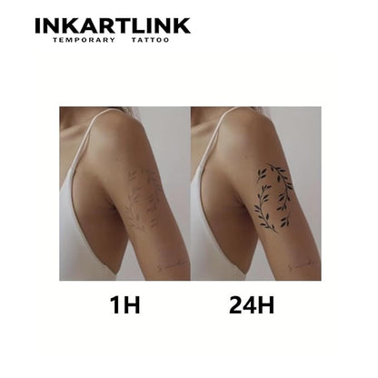 Semi Permanent Tattoo, Temporary Tattoo, party tattoo, beautiful and realistic design, fun tattoo experience, cruelty-free, non-reflective, waterproof (Ink Art 3)