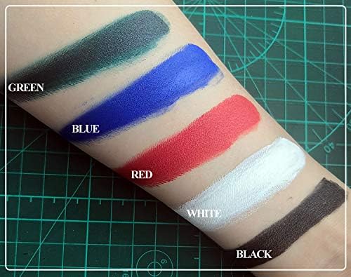 OPHIR Face Painting-30g Face Paint Body Paint Kit Basic Color Pigments for Halloween Stage Makeup Adults & Children Kids, Water Base, Easy to Clean (Coffee Brown)