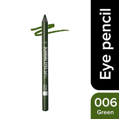 Rimmel Scandal'eyes Waterproof Liner, Green 006, 1.2 g