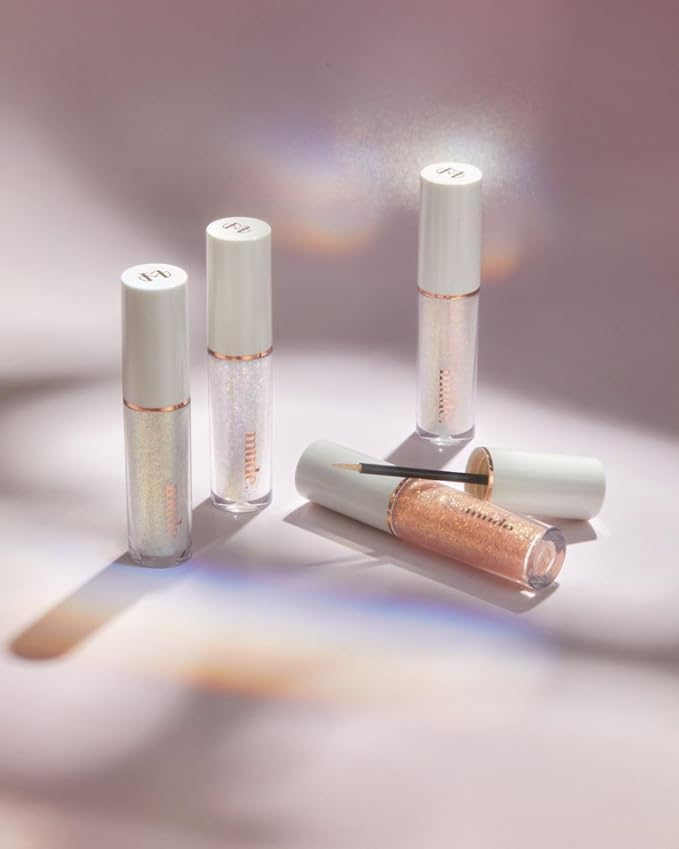 Dreamy Glitter 03 Pink Glory with Thin Applicator from Shimmering to Bold Liquid Glitter in One Multi-Dimensional Finish with Long Wearing Formula