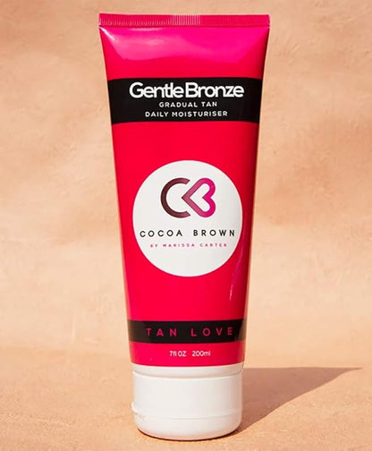Cocoa Brown Gentle Bronze Gradual Tanning Lotion - Sunless Tanning Lotion for Face and Body - Moisturizing Self Tanning Lotion (7 fl oz)