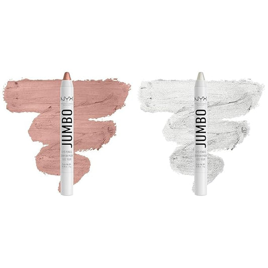 NYX PROFESSIONAL MAKEUP Jumbo Eye Pencil Bundle - Iced Latte and Cottage Cheese
